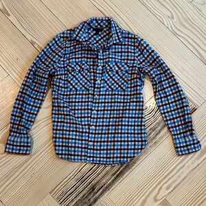 J. CREW FLANNEL LOOSE-FIT TOP